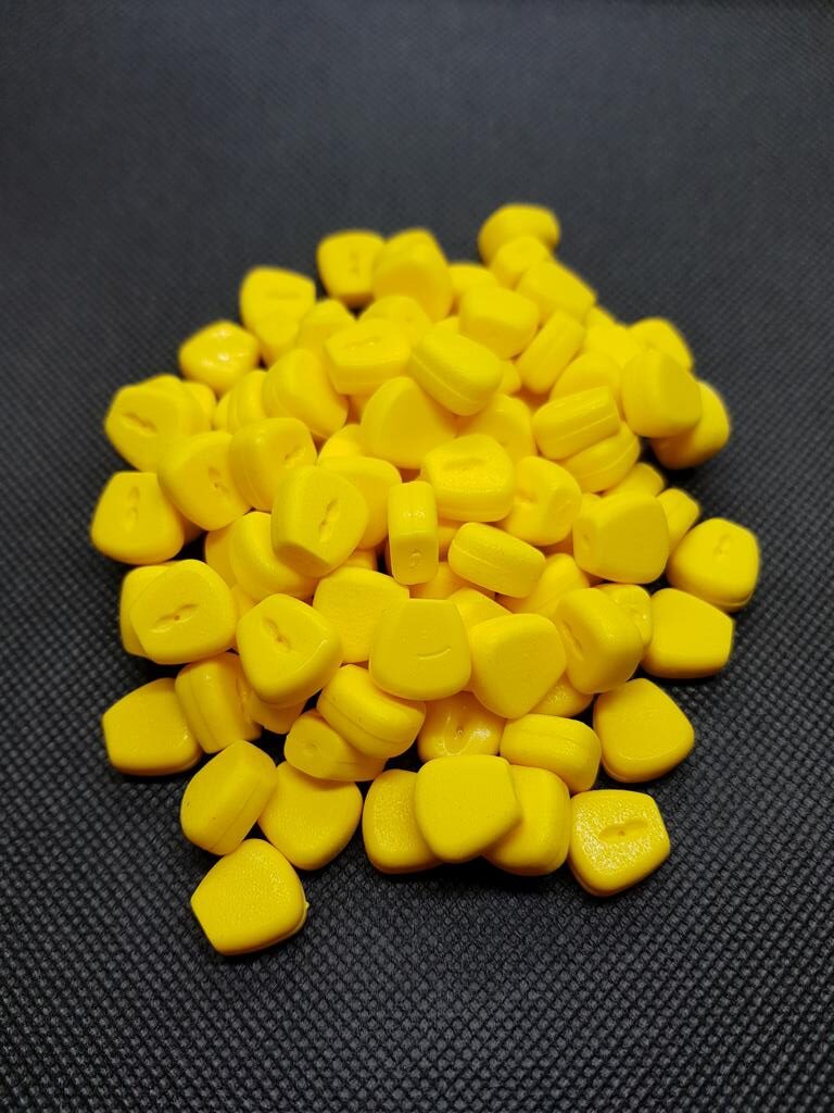 Fake Mais Pop Up gelb für Karpfenangeln – verschiedene Farben, ideal für Snowman- und D-Rigs