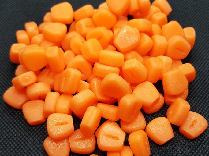 Fake Mais Pop Up orange für Karpfenangeln – verschiedene Farben, ideal für Snowman- und D-Rigs